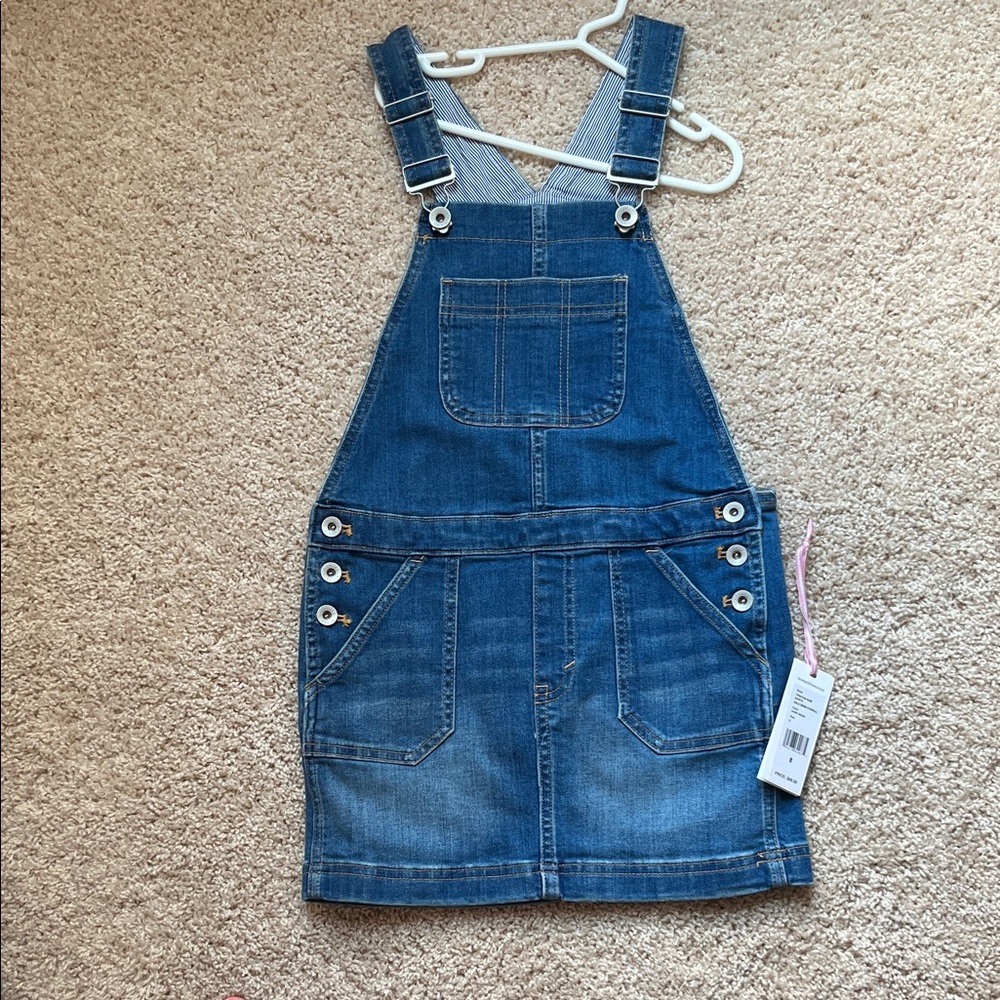 Denim Kids Overall Skirt